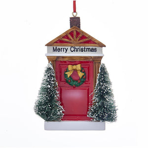 Kurt Adler "Merry Christmas" Door Ornament For Personalization, W8363